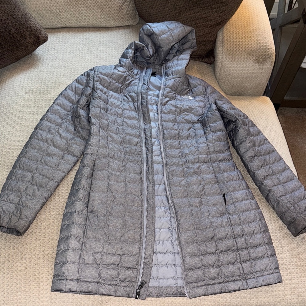 Women's Gray Hooded Jacket